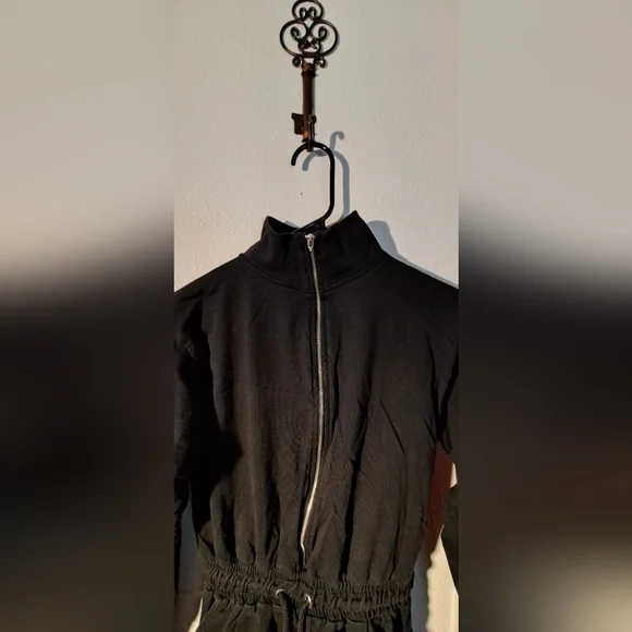 Nasty Gal Zip 'Em Into Shape Long Sleeve Zip-Up Sweatshirt Dress 2X Host Pick - Picture 8 of 15